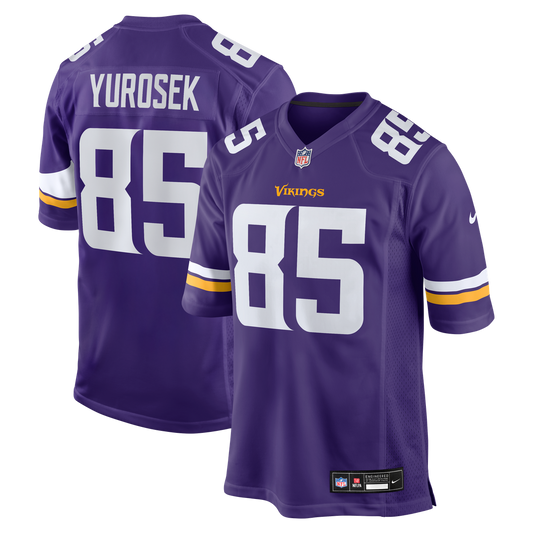 Ben Yurosek Minnesota Vikings Nike Team Game Jersey -  Purple
