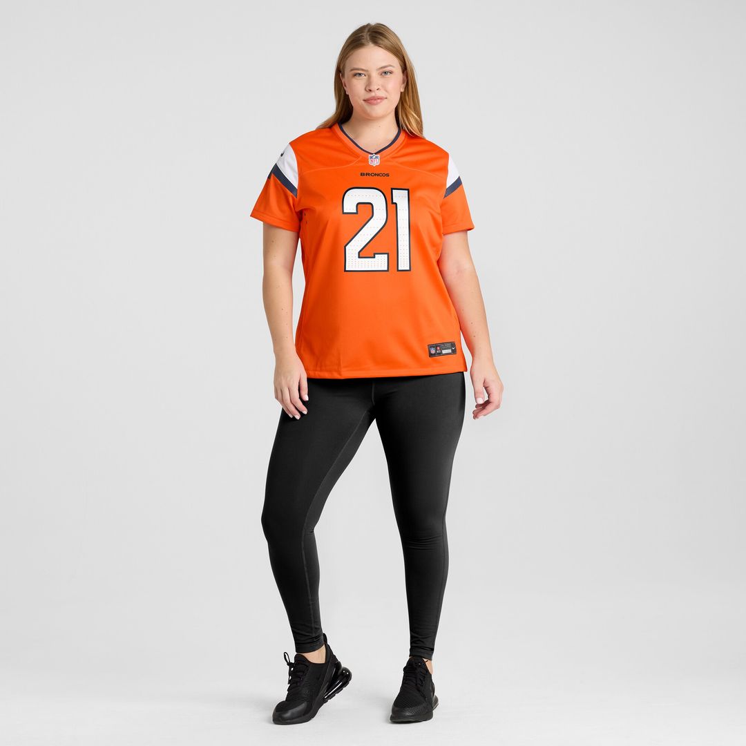 Riley Moss Denver Broncos Nike Women's Team Game Jersey -  Orange