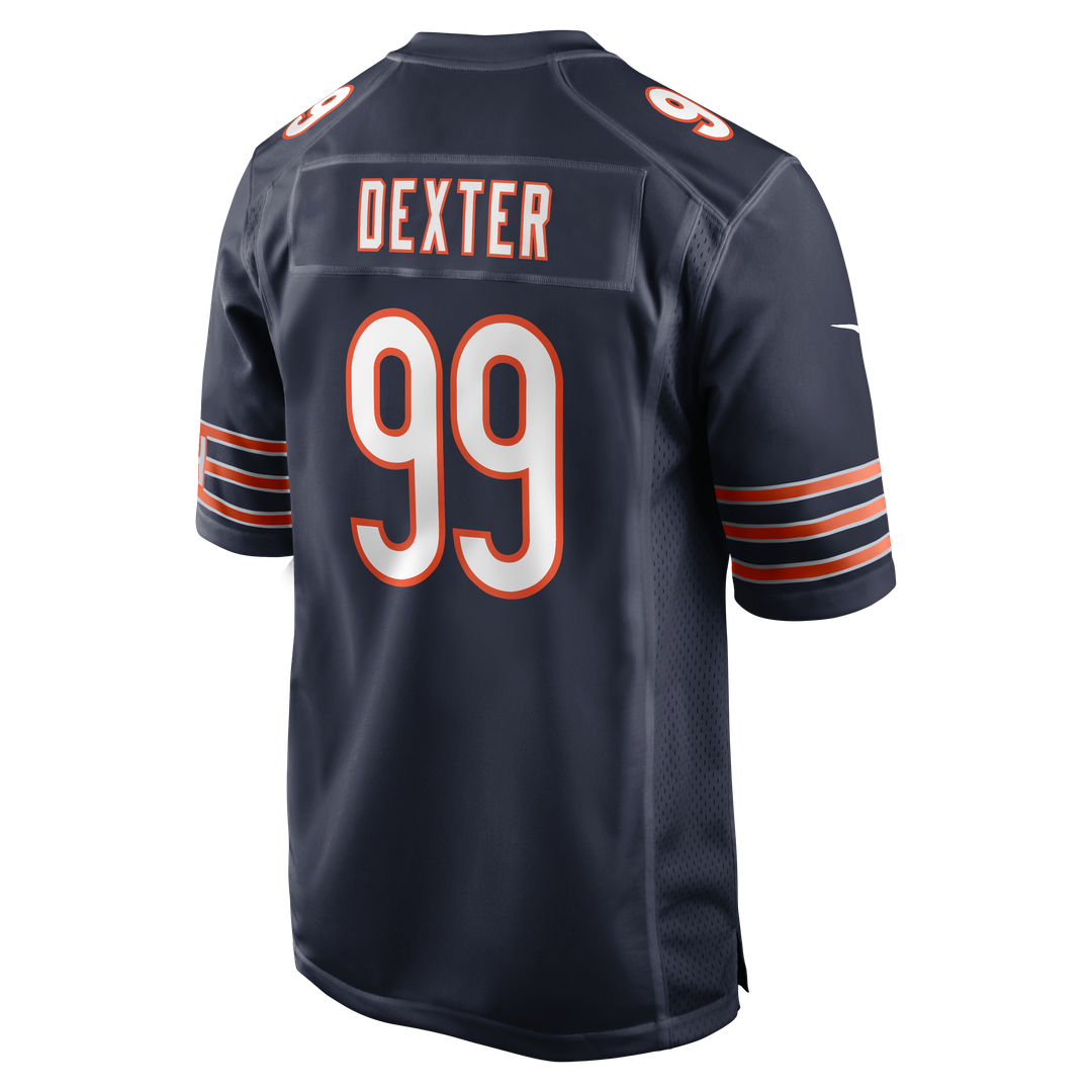 Gervon Dexter Sr Chicago Bears Nike Team Game Jersey -  Navy