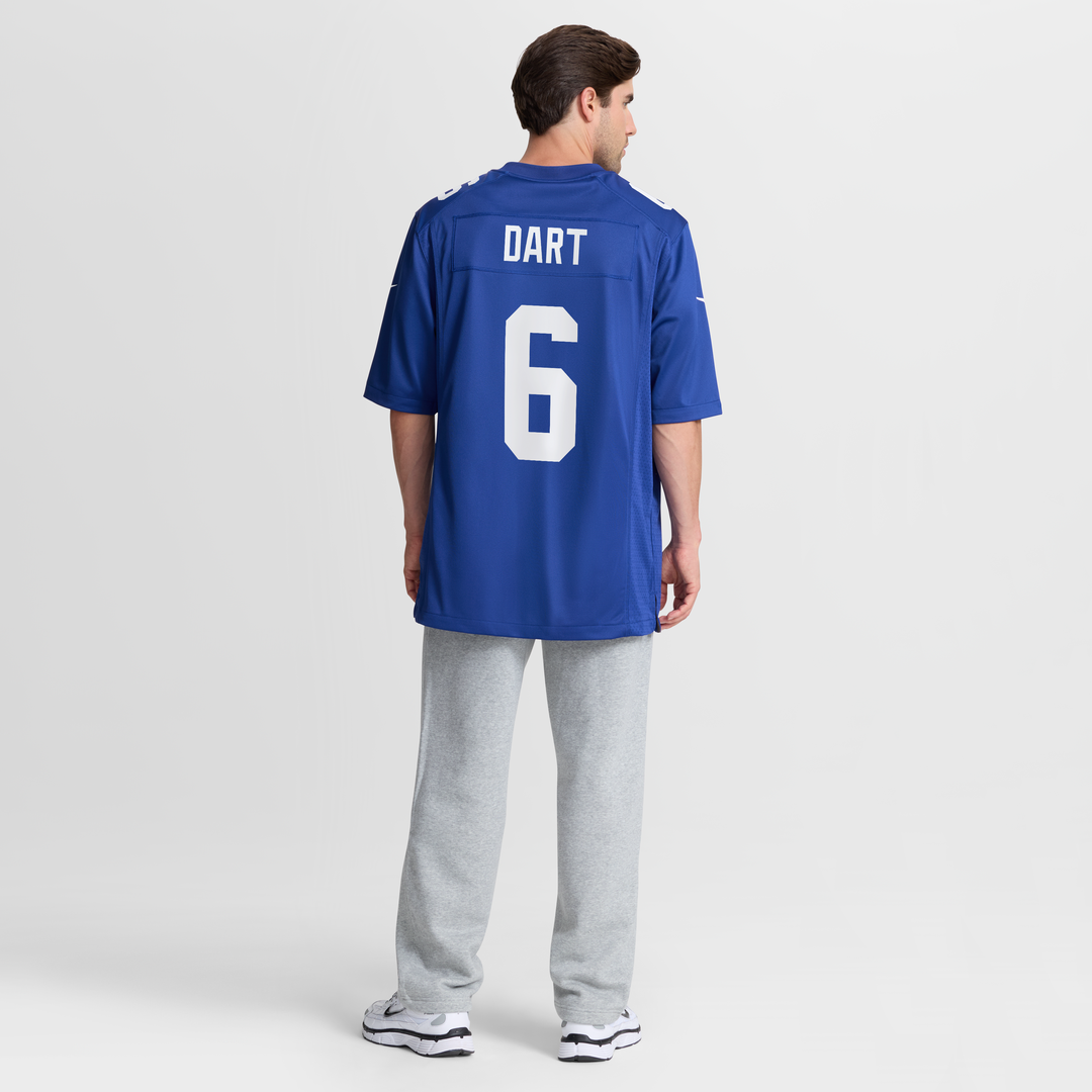 Jaxson Dart New York Giants Game Jersey - White