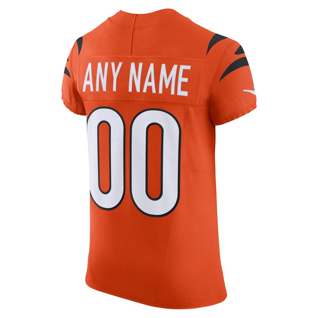 Cincinnati Bengals Nike Alternate Vapor F.U.S.E. Elite Custom Jersey - Men's Orange
