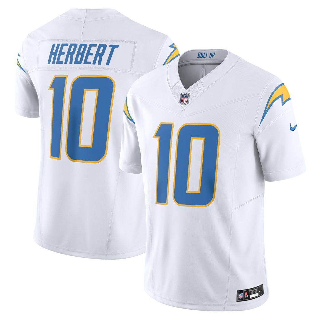 Justin Herbert Los Angeles Chargers Nike Vapor F.U.S.E. Limited Jersey - Powder Blue