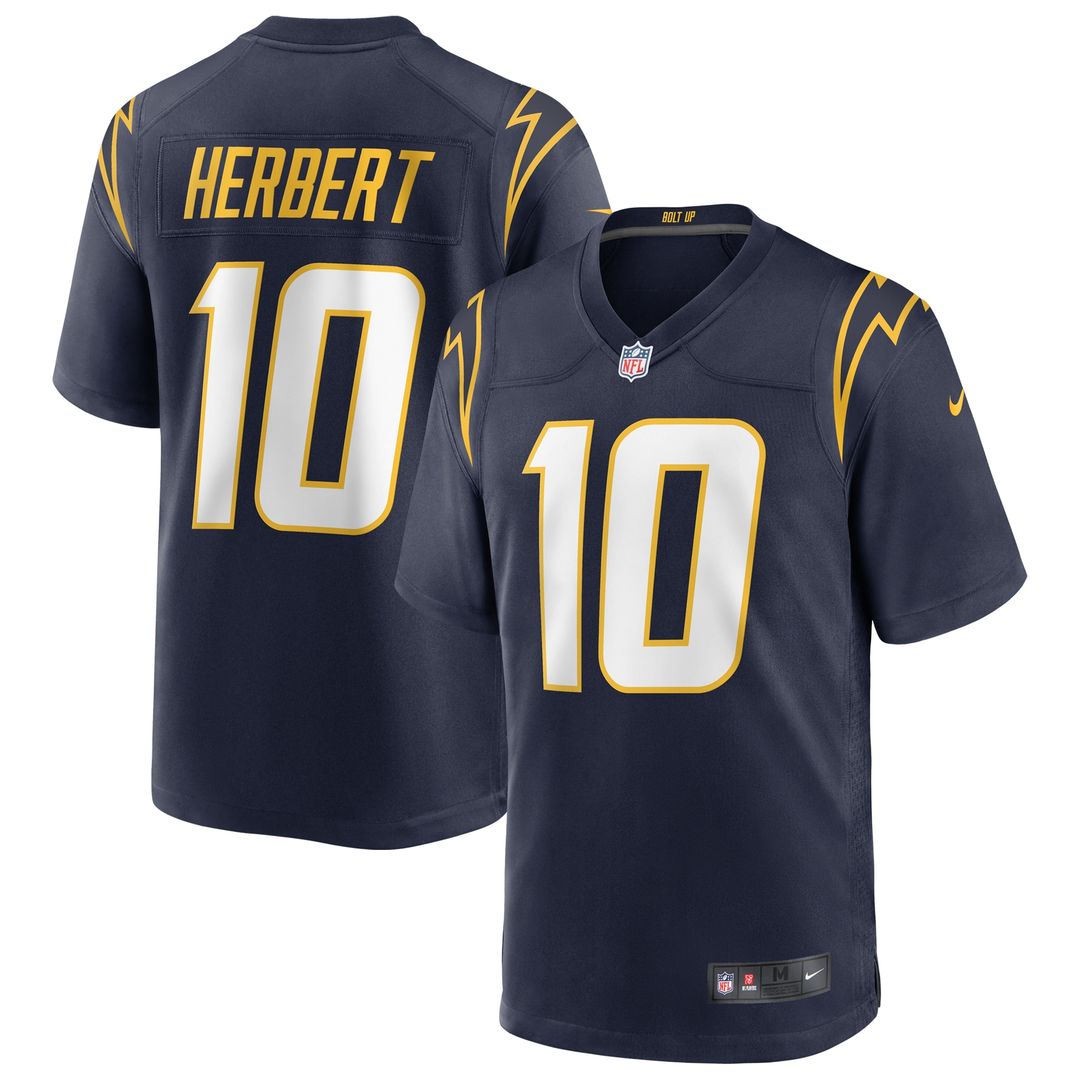 Justin Herbert Los Angeles Chargers Nike Alternate Game Jersey - Royal