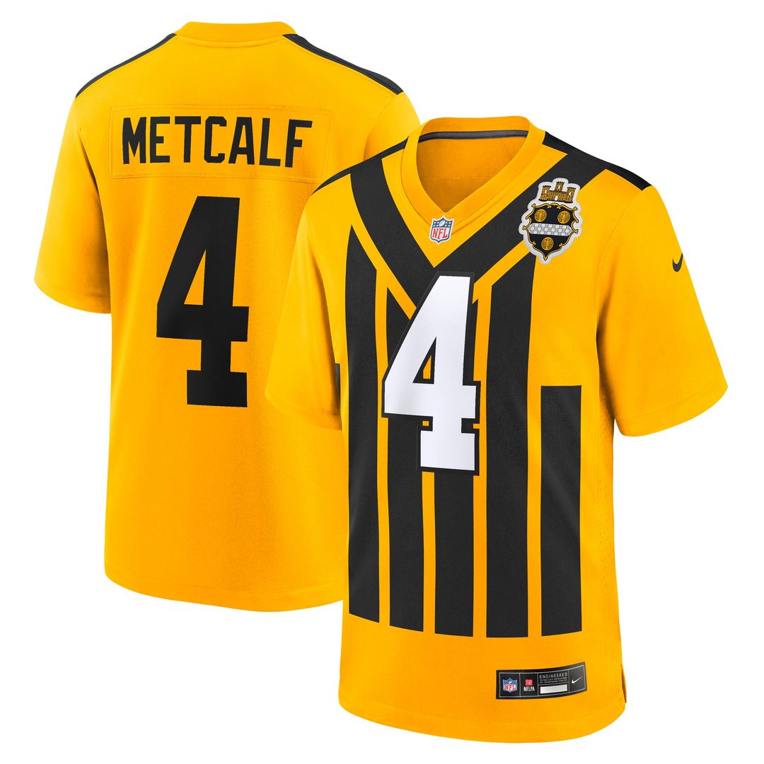 DK Metcalf Pittsburgh Steelers Nike Game Player Jersey - Black