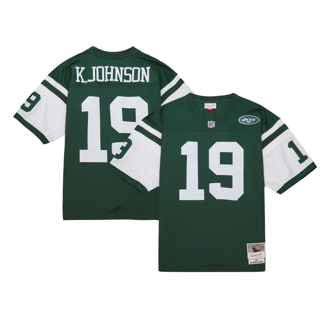 Keyshawn Johnson New York Jets Mitchell & Ness Legacy Replica Jersey - Kelly Green