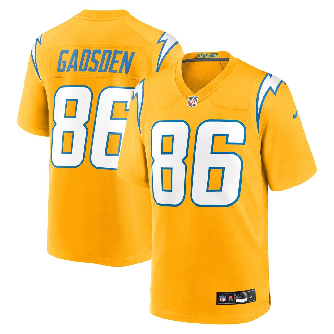 Oronde Gadsden Los Angeles Chargers Nike Team Game Jersey -  Powder Blue