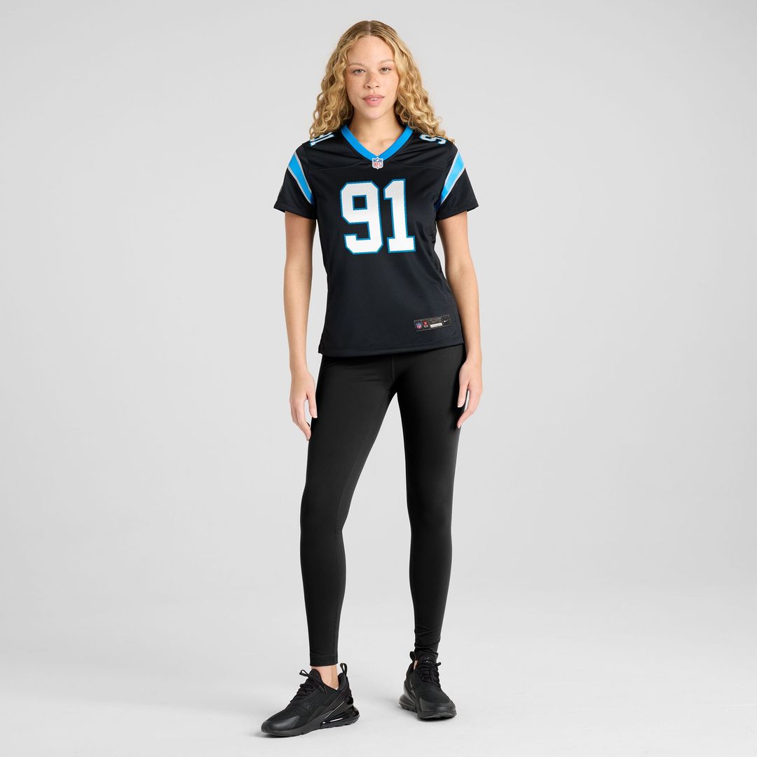 Patrick Jones II Carolina Panthers Nike Women's Team Game Jersey -  Black