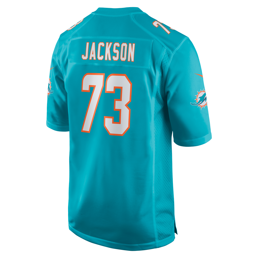 Austin Jackson Miami Dolphins Nike Game Jersey - Aqua