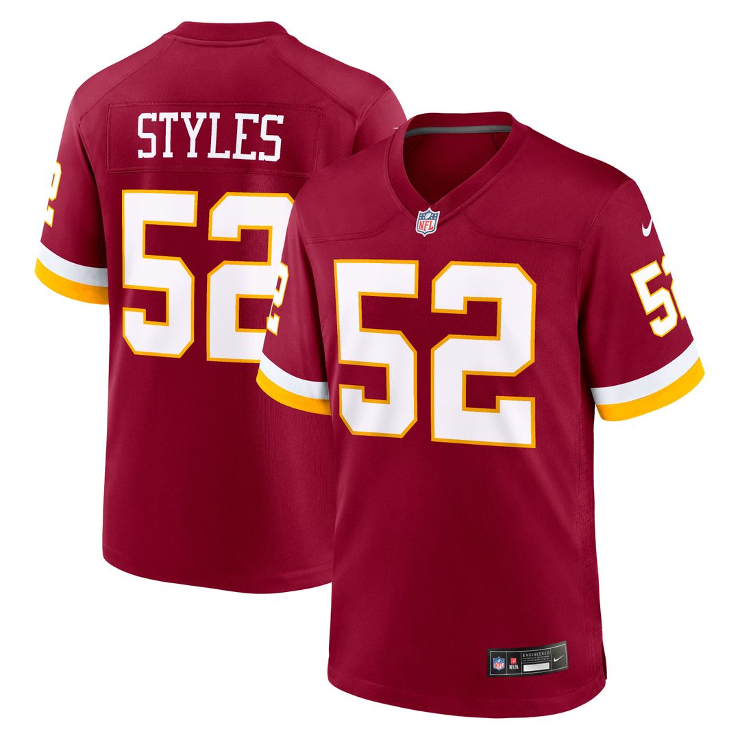 Sonny Styles Washington Commanders Nike Game Player Jersey - Black
