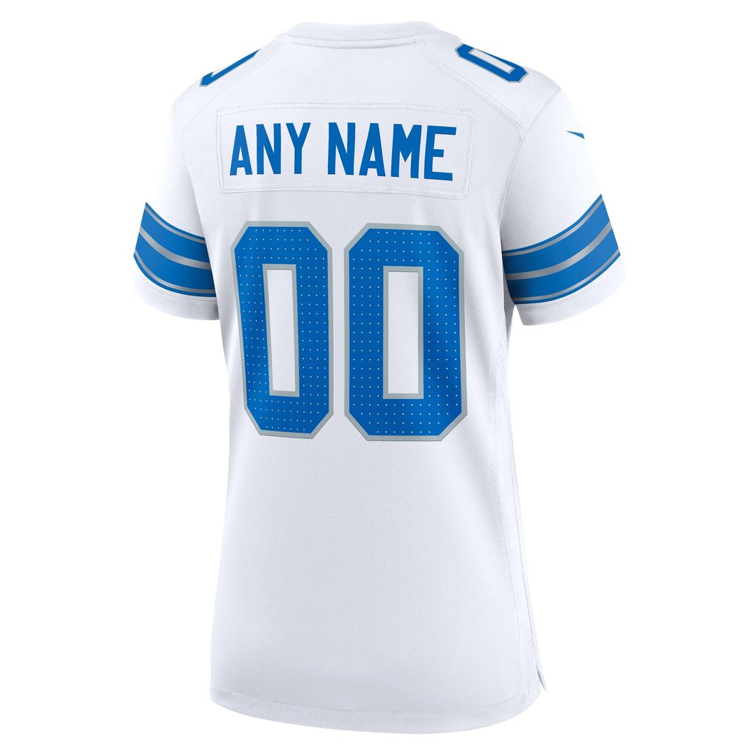 Detroit Lions Nike Women's Alternate Custom Game Jersey - Blue