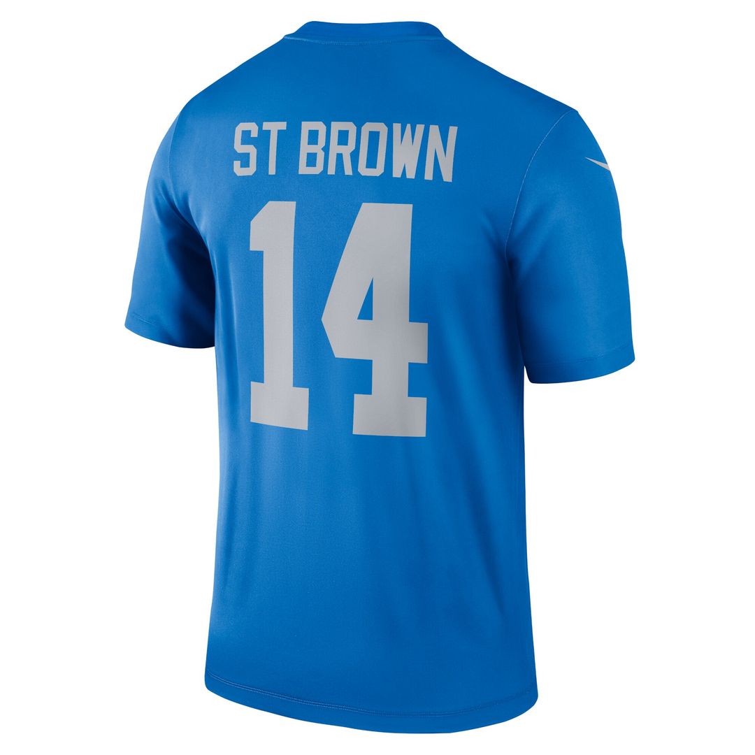 Amon-Ra St. Brown Detroit Lions Nike Legend Player Performance Top - Blue