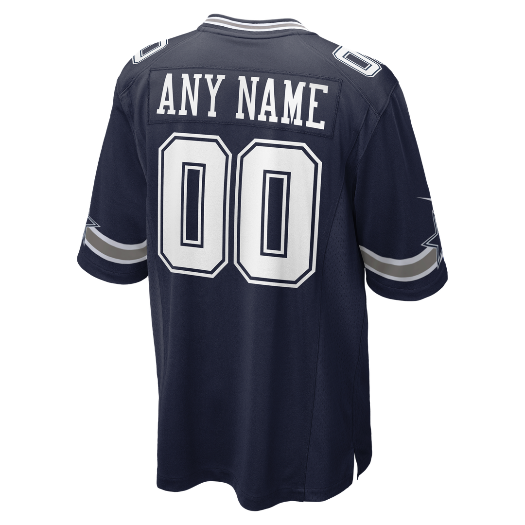 Dallas Cowboys Nike Custom Game Jersey - Navy