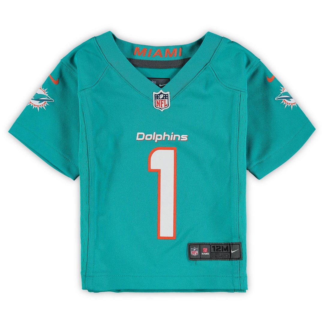 Tua Tagovailoa Miami Dolphins Nike Infant Team  Player Game Jersey - Aqua