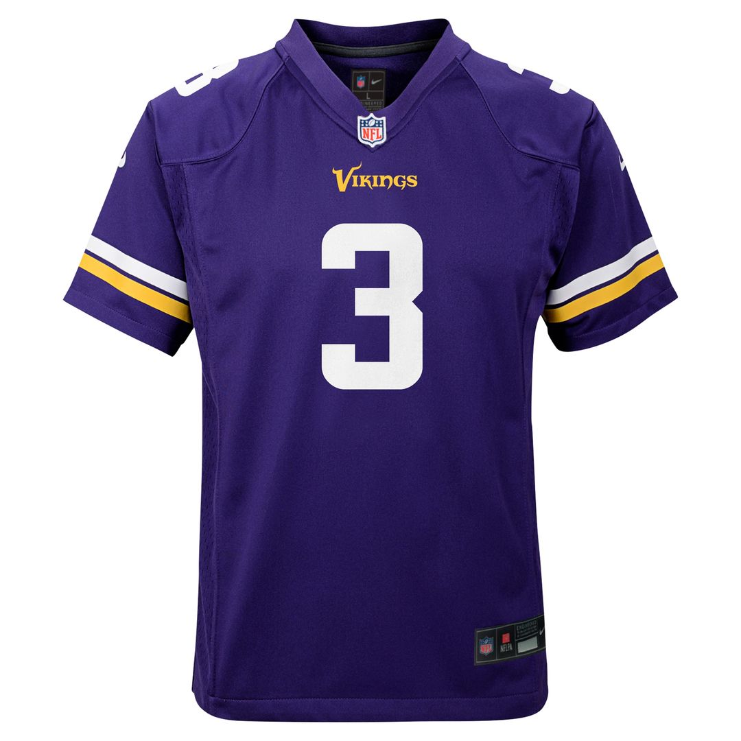 Jordan Addison Minnesota Vikings Nike Youth Game Jersey - White