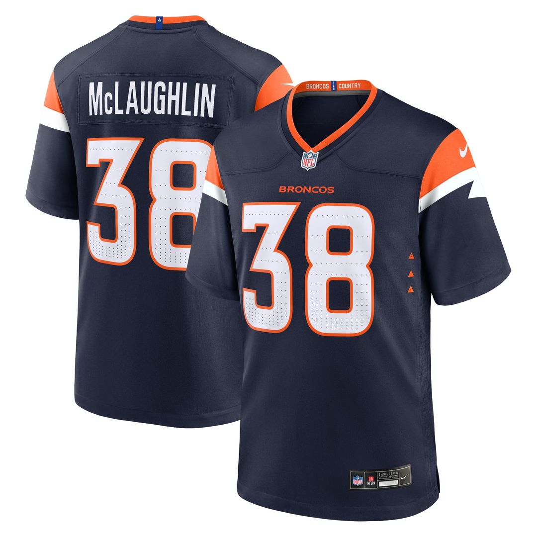 Jaleel McLaughlin Denver Broncos Nike Game Jersey -  White