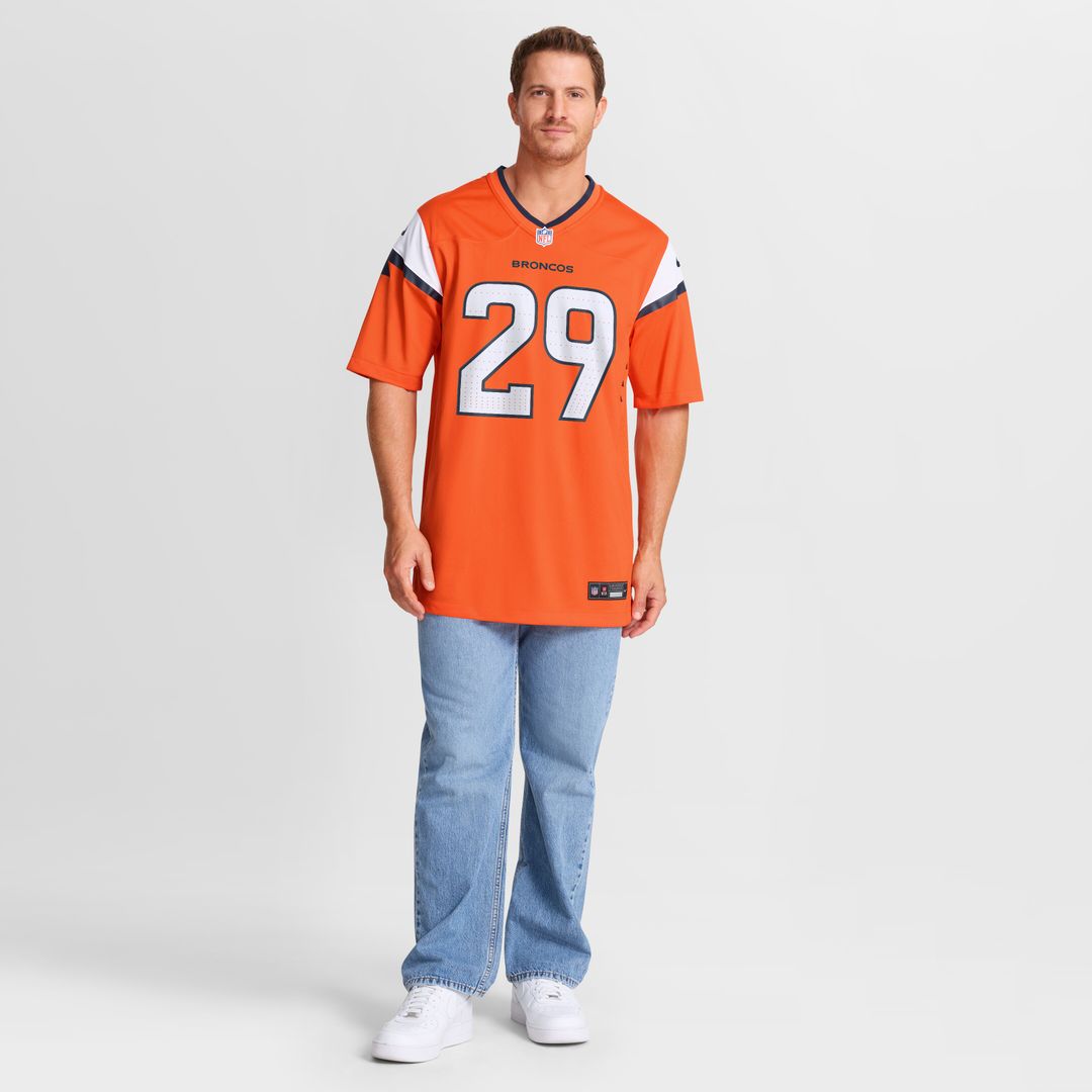 Ja'Quan McMillian Denver Broncos Nike Team Game Jersey -  Orange