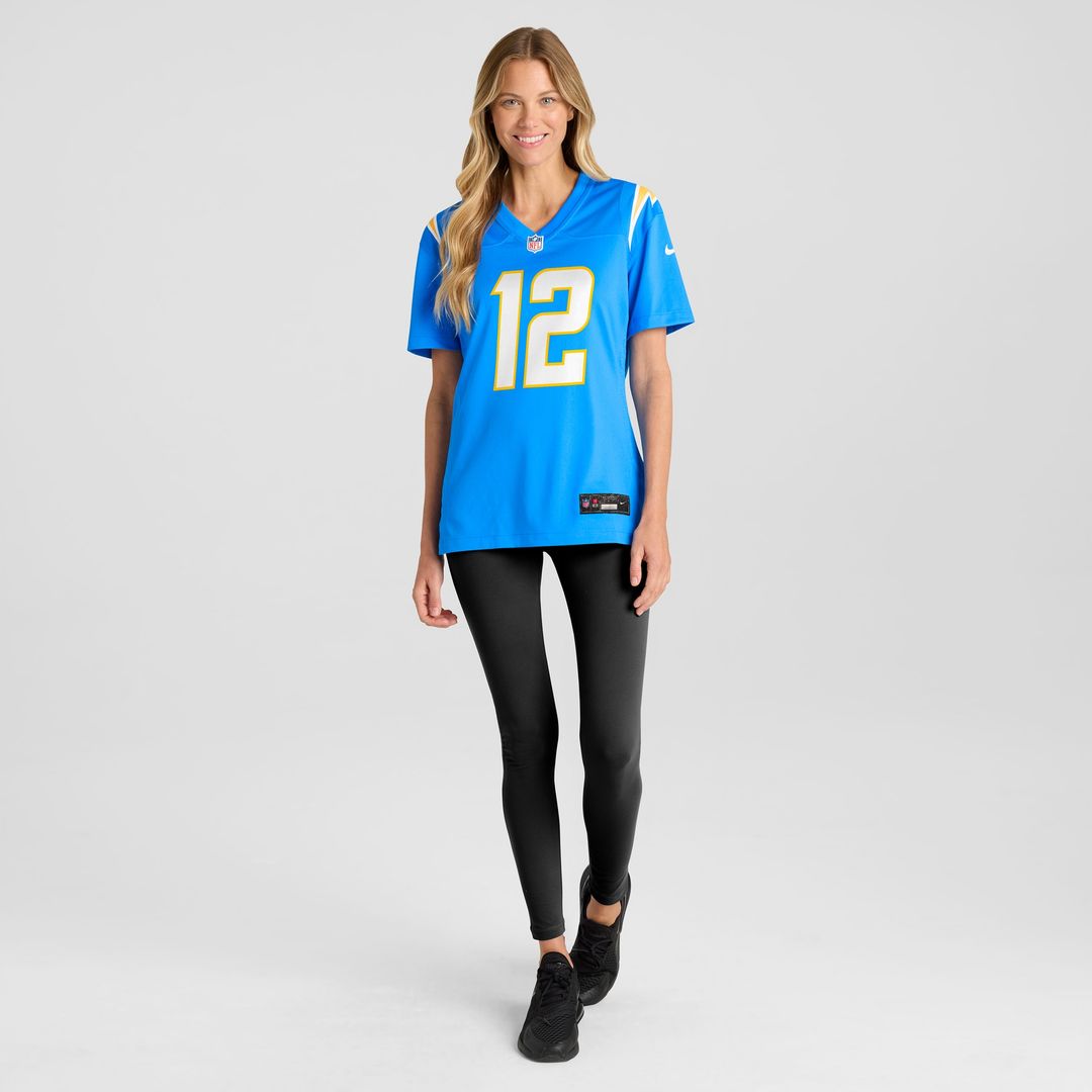Derius Davis Los Angeles Chargers Nike Women's Team Game Jersey - Powder Blue