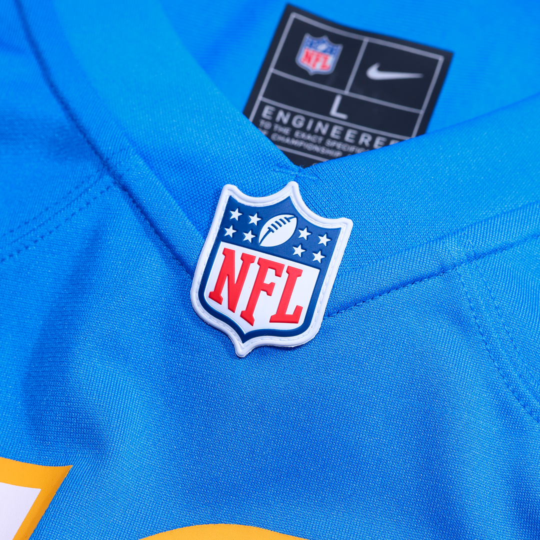 Oronde Gadsden Los Angeles Chargers Team Game Jersey - Powder Blue