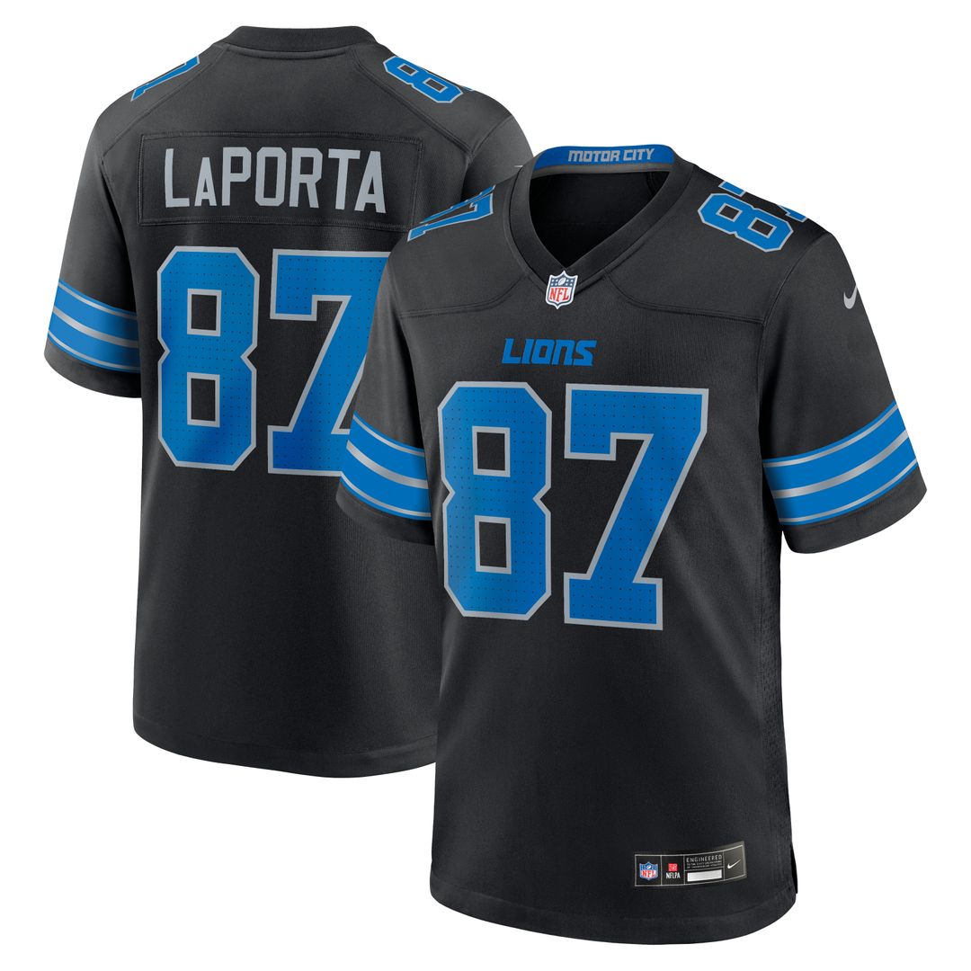 Sam LaPorta Detroit Lions Nike Game Jersey - Blue