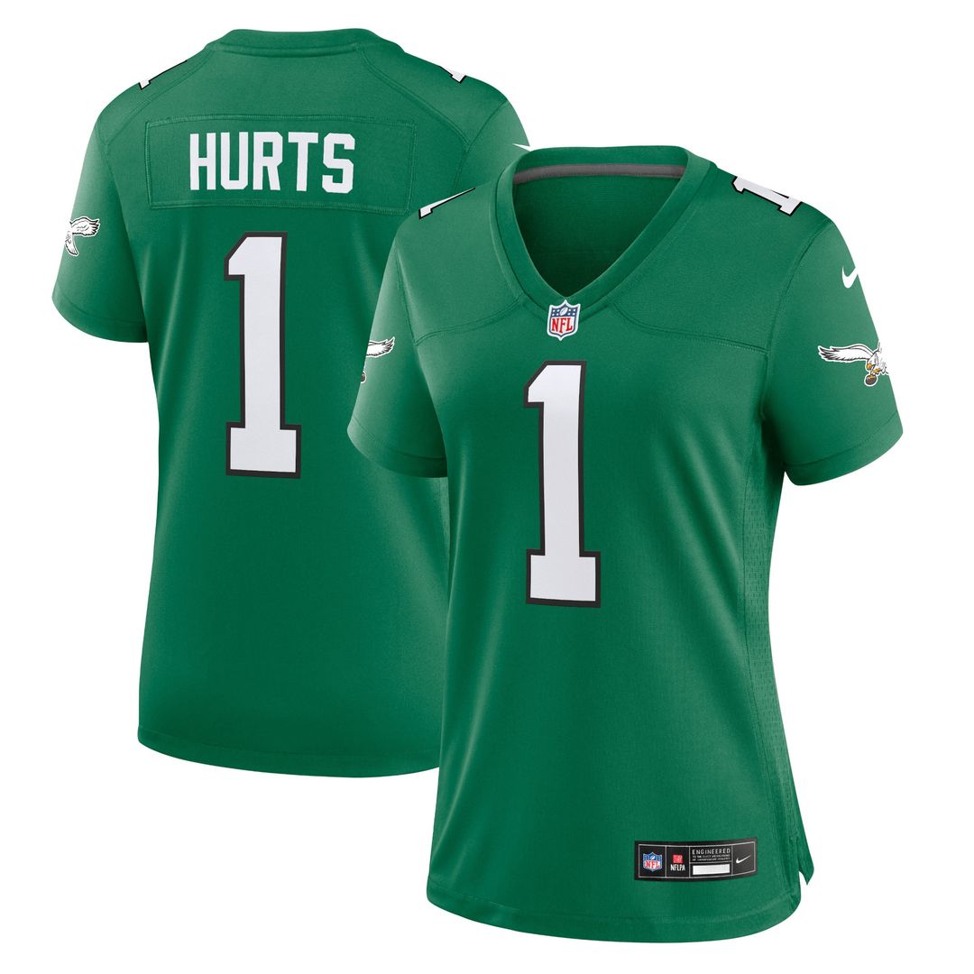 Jalen Hurts Philadelphia Eagles Nike Women's Team Game Jersey -  Midnight Green