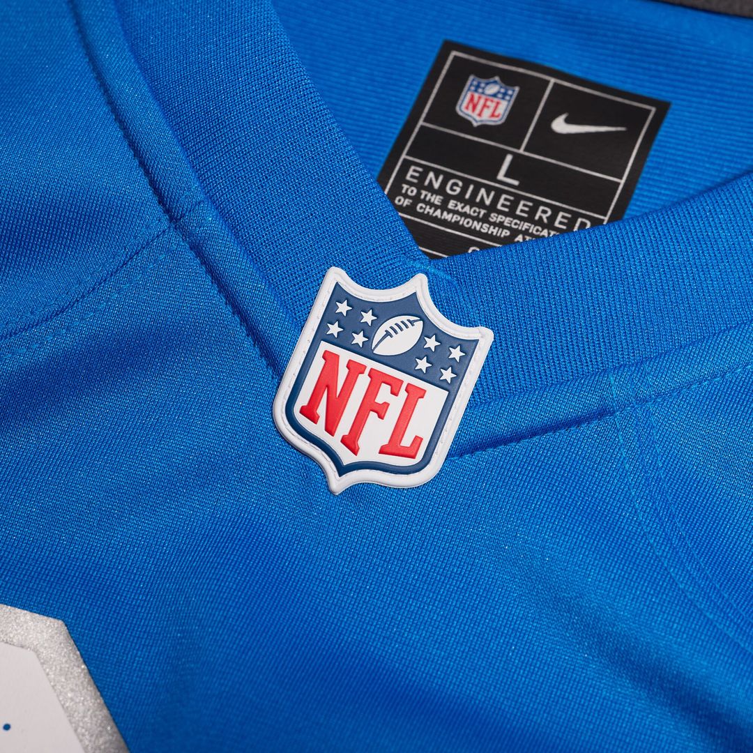 Sione Vaki Detroit Lions Nike Team Game Jersey -  Blue