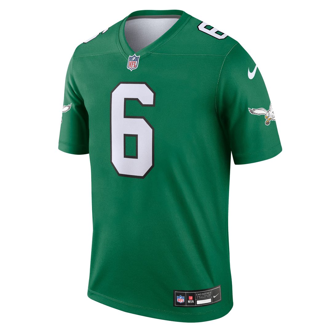 DeVonta Smith Philadelphia Eagles Nike Legend Player Performance Top - Kelly Green