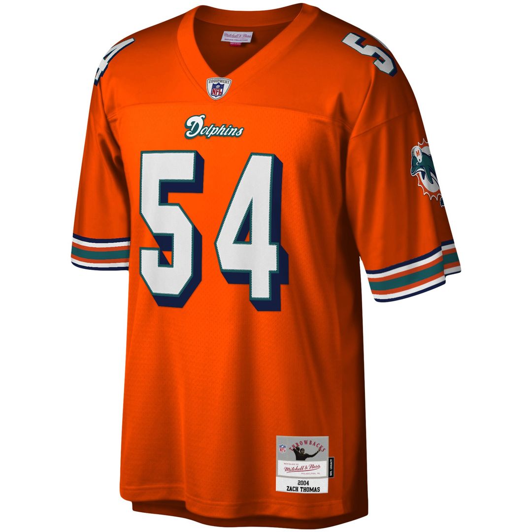 Zach Thomas Miami Dolphins Mitchell & Ness Legacy Replica Jersey - Aqua