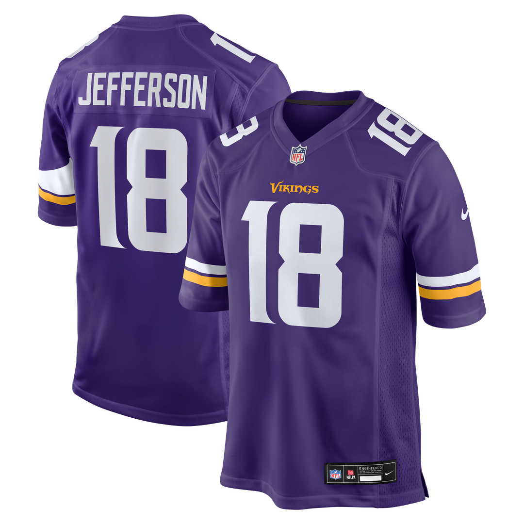 Justin Jefferson Minnesota Vikings Nike Game Jersey - Purple
