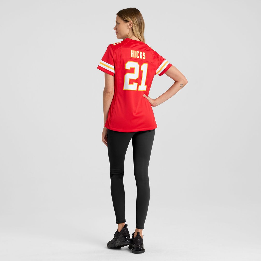 Jaden Hicks Kansas City Chiefs Nike Women's  Game Jersey -  Red