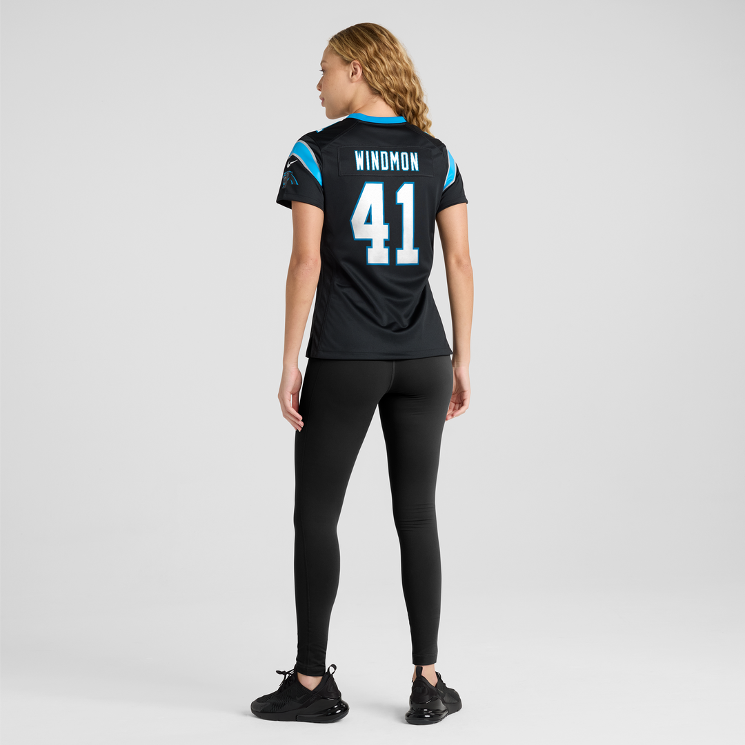 Jacoby Windmon Carolina Panthers Nike Women's Team Game Jersey -  Black