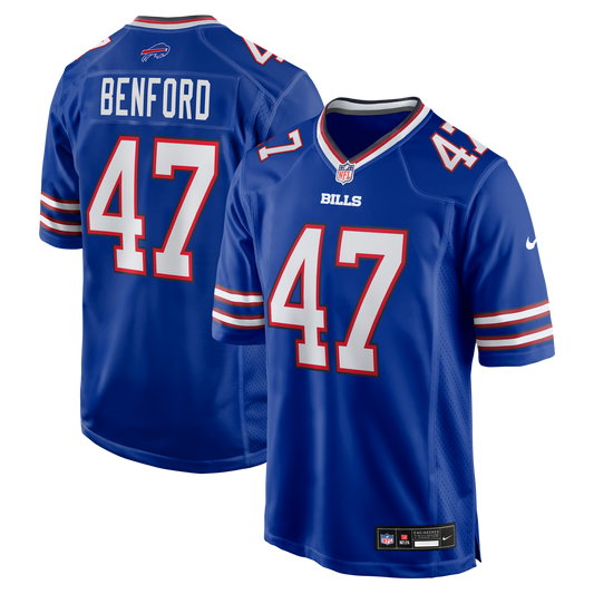 Christian Benford Buffalo Bills Nike Game Jersey - Royal