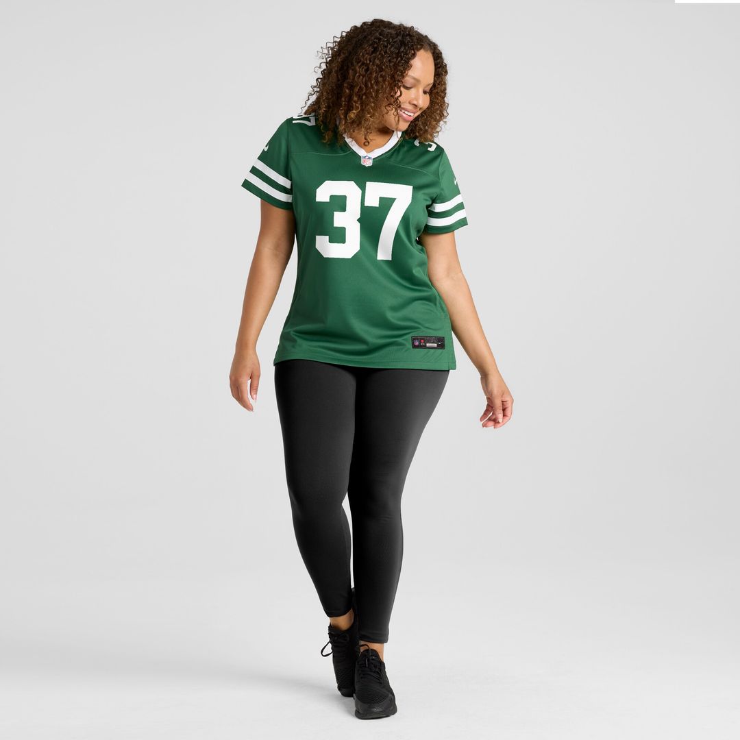 Qwan'tez Stiggers New York Jets Nike Women's Game Jersey - Legacy Green