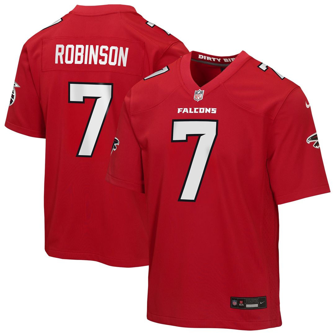 Bijan Robinson Atlanta Falcons Nike Youth Game Jersey - White
